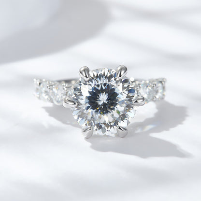 🎁Gift For You | 5 Carat Moonlight Sterling Silver Moissanite Ring