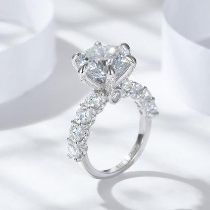 🎁Gift For You | 5 Carat Moonlight Sterling Silver Moissanite Ring