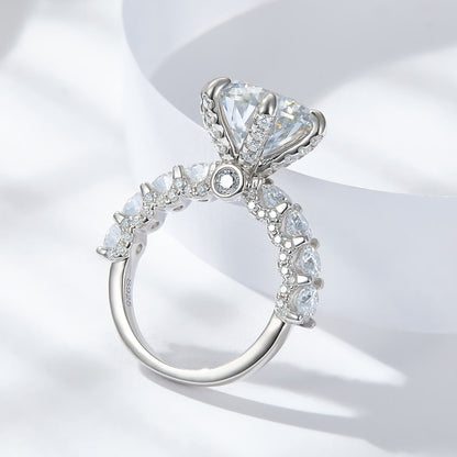 🎁Gift For You | 5 Carat Moonlight Sterling Silver Moissanite Ring