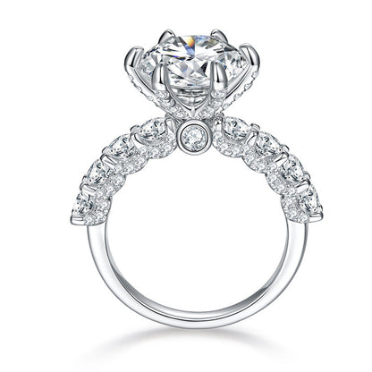 🎁Gift For You | 5 Carat Moonlight Sterling Silver Moissanite Ring