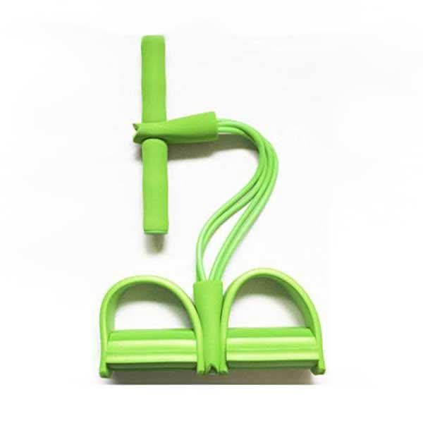 💎💪Multifunktionales Pedal-Widerstandsband, elastisches Zugseil für das Fitnesstraining, Ganzkörpertraining für das Heim-Fitnessstudio, Sit-ups, Yoga, Bauchmuskeltraining – Summervibes