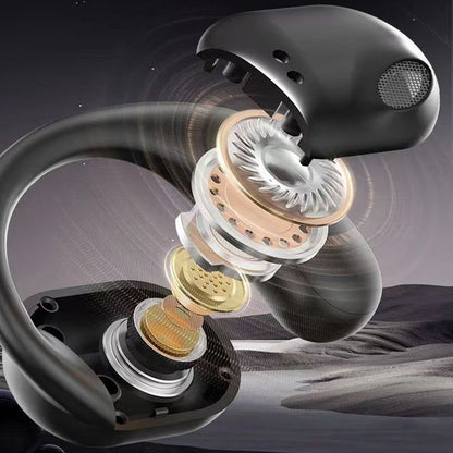 Ergonomische, hängende, kabellose Bluetooth-Kopfhörer mit Geräuschunterdrückung