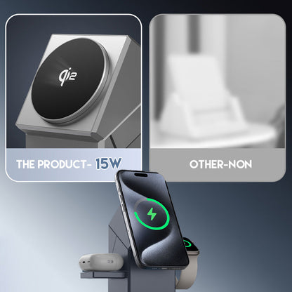 🔋3-in-1 Faltbare Magnetische Kabellose Ladestation