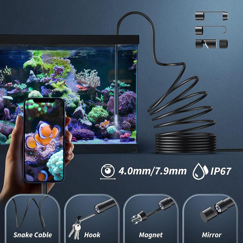 ⏳Zeitlich begrenztes Angebot⌛Wasserdichte HD-Endoskopiekamera