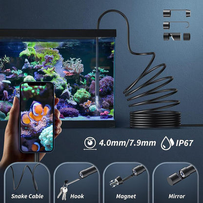 ⏳Zeitlich begrenztes Angebot⌛Wasserdichte HD-Endoskopiekamera
