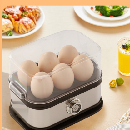 🥚 Clear Lid Egg Steamer – Multifunctional Design