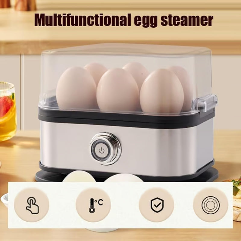🥚 Clear Lid Egg Steamer – Multifunctional Design