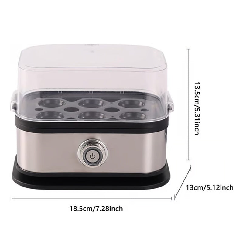 🥚 Clear Lid Egg Steamer – Multifunctional Design