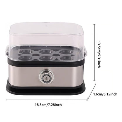 🥚 Clear Lid Egg Steamer – Multifunctional Design