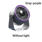 Kleiner tragbarer aufladbarer wandmontierter Ventilator mit Lampen