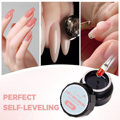 🔥Heißer Verkäufer 50% Rabatt💥🌸💐 3-in-1 Selbstnivellierendes Nagelaufbaugel – Perfekte Nagelpflege für Langlebigkeit