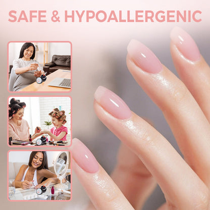 🔥Heißer Verkäufer 50% Rabatt💥🌸💐 3-in-1 Selbstnivellierendes Nagelaufbaugel – Perfekte Nagelpflege für Langlebigkeit