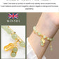 🥜🌿Natürlicher Jade-Armband mit Erdnussanhänger „Lucky Peanut“ 💚