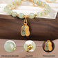 🥜🌿Natürlicher Jade-Armband mit Erdnussanhänger „Lucky Peanut“ 💚
