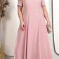 ✨💃Unifarbenes Damenkleid mit bestickter Jacke aus Spitze