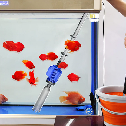 🐟🪸Elektrischer Saugnapf-Aquarium-Wasserwechsler-Filterreiniger