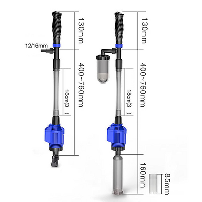🐟🪸Elektrischer Saugnapf-Aquarium-Wasserwechsler-Filterreiniger