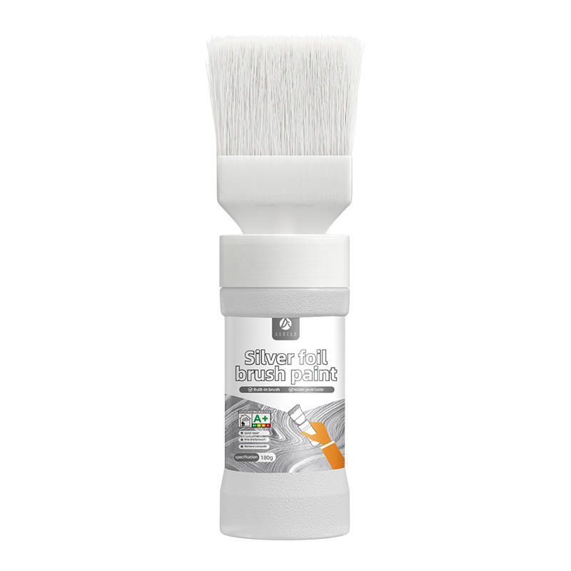 ✨Neu eingetroffen✨ Metallic-Silberfarbe auf Wasserbasis mit integriertem Pinsel (50 % Rabatt)