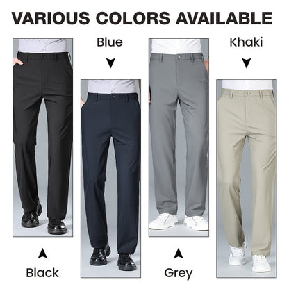 Atmungsaktive Stretchhose mit geradem Bein für Herren – ideal für den Sommer