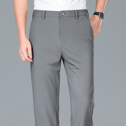 Atmungsaktive Stretchhose mit geradem Bein für Herren – ideal für den Sommer