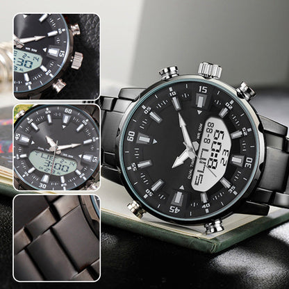 🔥LED-Quartz-Uhr für Herrenmode