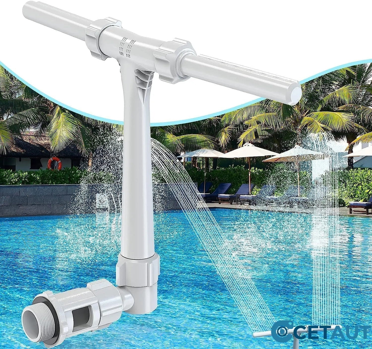 🔥🔥 Beliebt & zum halben Preis! 💧🌊 Solar-Wasserfall-Brunnen – erzeugt Brunnen-, Wasserfall- und Sprühnebeleffekte 🏖️✨