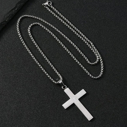✝️Lord Gebet Scibble Kreuz Halskette