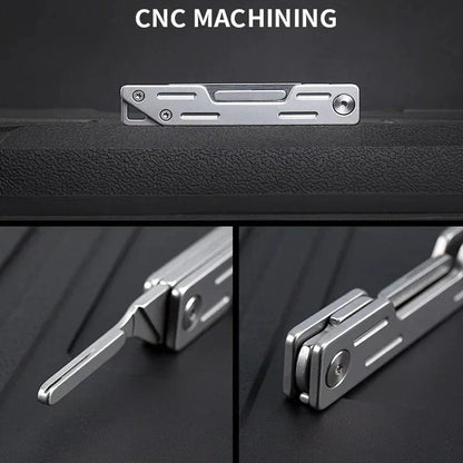 Große Rabattaktion!🔥Faltbar, scharf, vielseitig – Ihr praktischer Begleiter für jeden Schnitt-Tragbares Allzweckmesser aus rostfreiem Stahl (10 Klingen gratis)