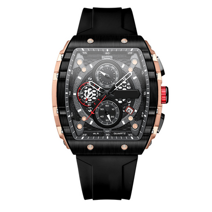 🔥Cyberpunk-Stil im futuristischen Design⌚Multifunktionale Herren-Quarzuhr
