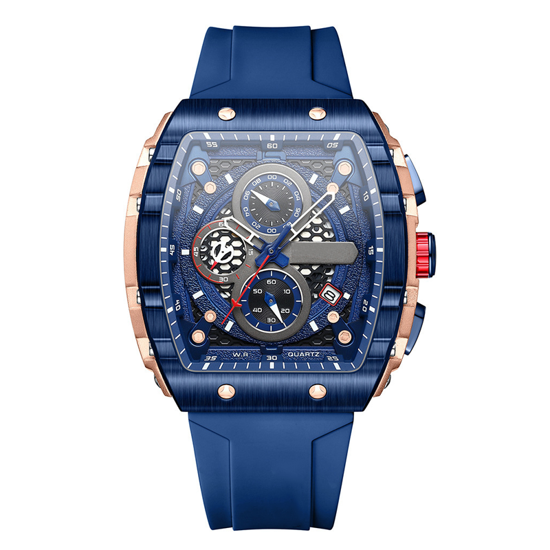 🔥Cyberpunk-Stil im futuristischen Design⌚Multifunktionale Herren-Quarzuhr