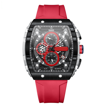 🔥Cyberpunk-Stil im futuristischen Design⌚Multifunktionale Herren-Quarzuhr