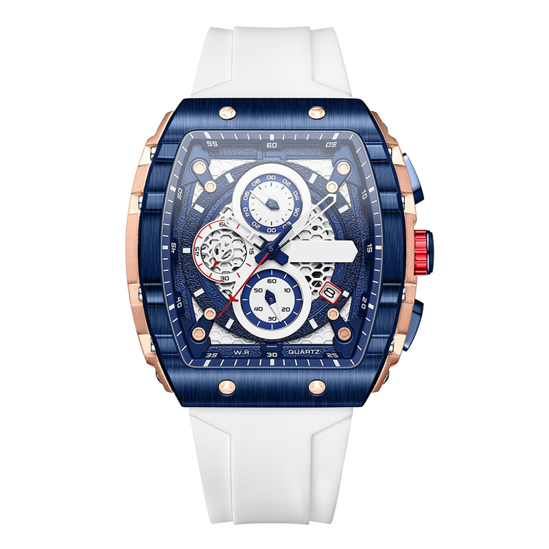 🔥Cyberpunk-Stil im futuristischen Design⌚Multifunktionale Herren-Quarzuhr