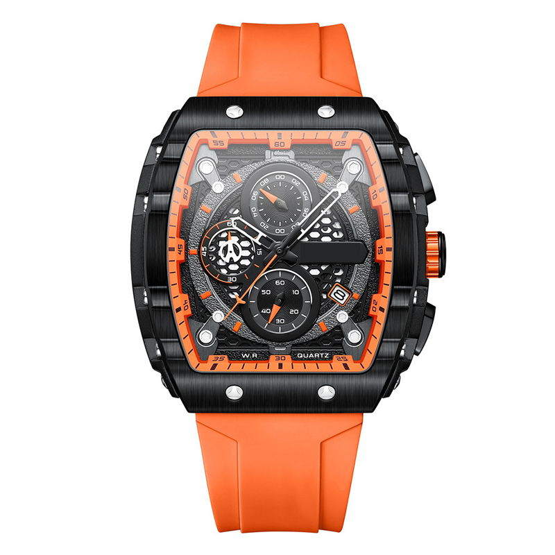 🔥Cyberpunk-Stil im futuristischen Design⌚Multifunktionale Herren-Quarzuhr
