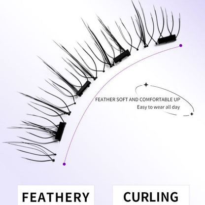 💖Wiederverwendbare magnetische Wimpern mit Applikator💯
