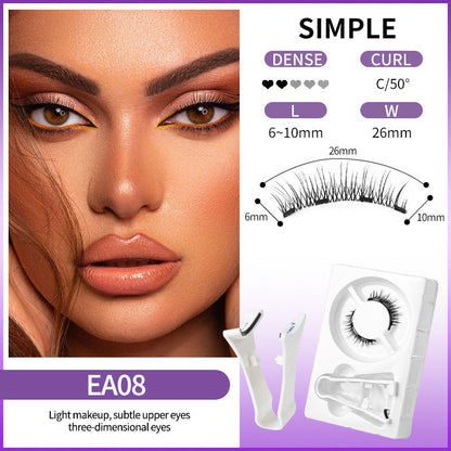 💖Wiederverwendbare magnetische Wimpern mit Applikator💯