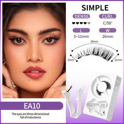 💖Wiederverwendbare magnetische Wimpern mit Applikator💯