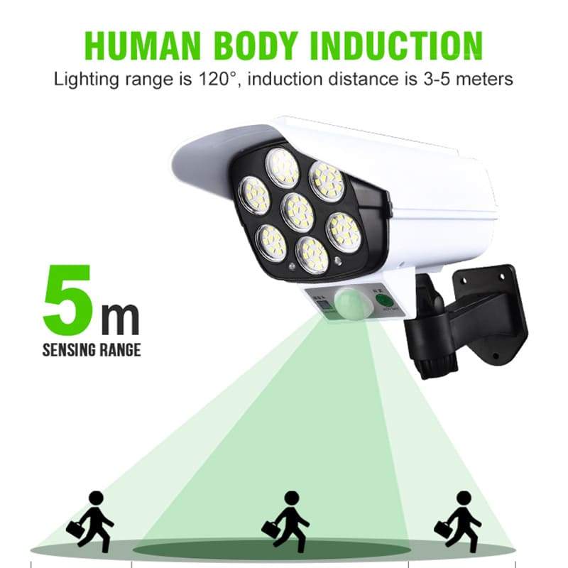 💡Kameraähnliches Solarlicht mit Bewegungsmelder