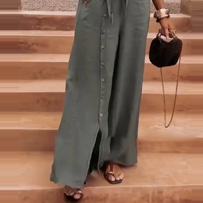 💃Elegantes 2-teiliges Set für Damen in Uni-Farbe