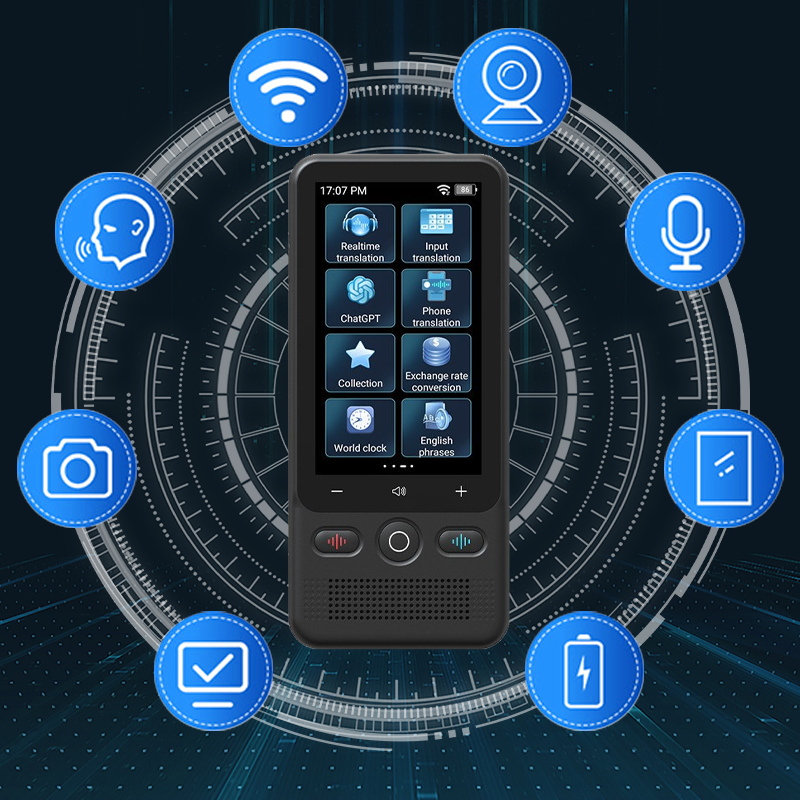 📢📢 50 % RABATT!! ⏰📲 Tragbares 2-in-1-Übersetzungsgerät – Echtzeitübersetzung, 🌍 138 Offline-Sprachen, 🔋 Extrem lange Akkulaufzeit | Perfekt für Weltreisende ✈️