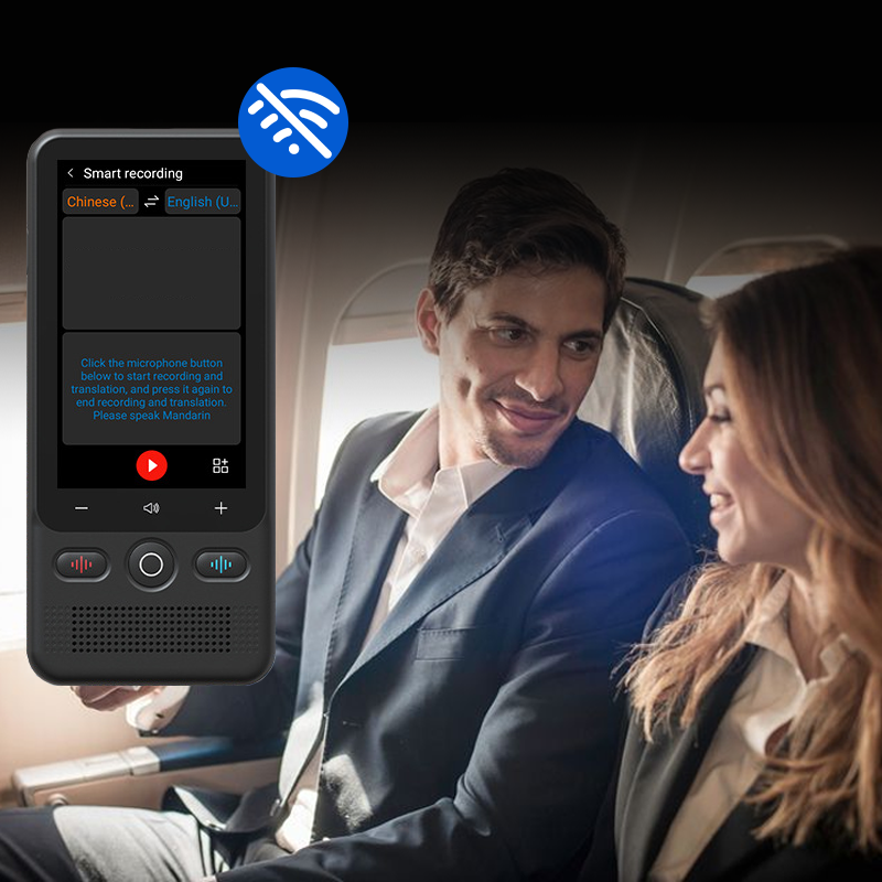 📢📢 50 % RABATT!! ⏰📲 Tragbares 2-in-1-Übersetzungsgerät – Echtzeitübersetzung, 🌍 138 Offline-Sprachen, 🔋 Extrem lange Akkulaufzeit | Perfekt für Weltreisende ✈️