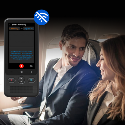 📢📢 50 % RABATT!! ⏰📲 Tragbares 2-in-1-Übersetzungsgerät – Echtzeitübersetzung, 🌍 138 Offline-Sprachen, 🔋 Extrem lange Akkulaufzeit | Perfekt für Weltreisende ✈️