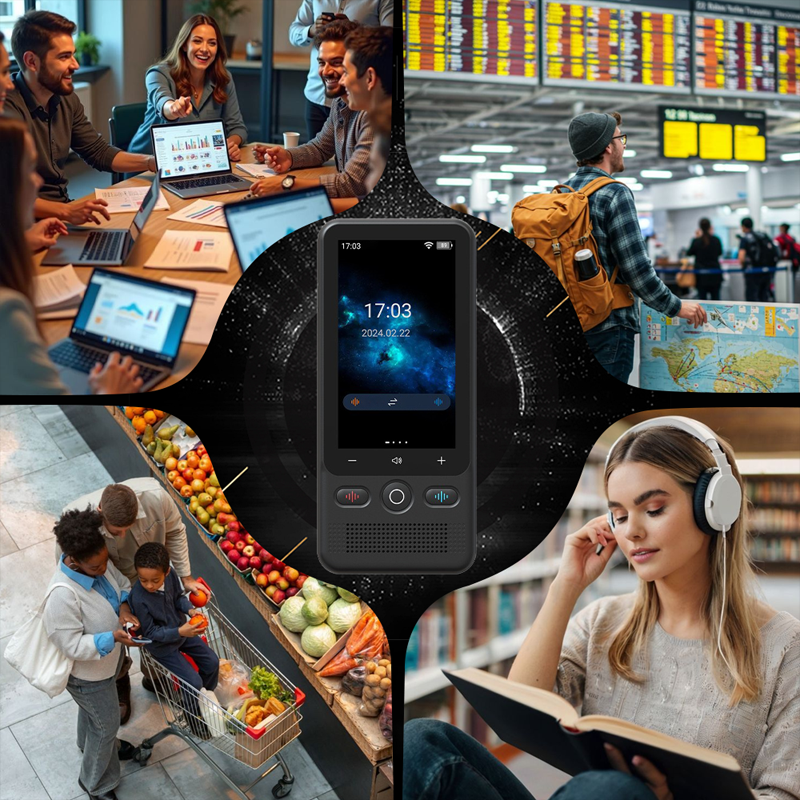 📢📢 50 % RABATT!! ⏰📲 Tragbares 2-in-1-Übersetzungsgerät – Echtzeitübersetzung, 🌍 138 Offline-Sprachen, 🔋 Extrem lange Akkulaufzeit | Perfekt für Weltreisende ✈️