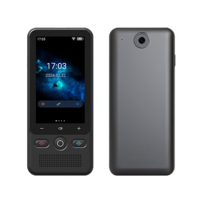 📢📢 50 % RABATT!! ⏰📲 Tragbares 2-in-1-Übersetzungsgerät – Echtzeitübersetzung, 🌍 138 Offline-Sprachen, 🔋 Extrem lange Akkulaufzeit | Perfekt für Weltreisende ✈️