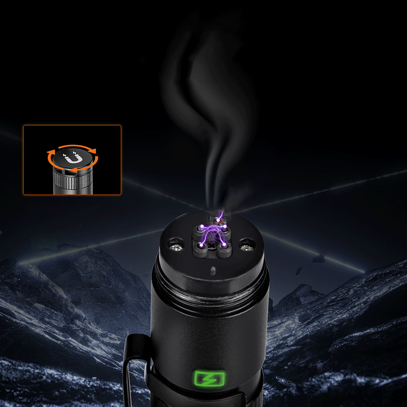 🔦🔋Multi-Mode-Bogen + Alarm-Zoom-Helligkeitstaschenlampe⚡