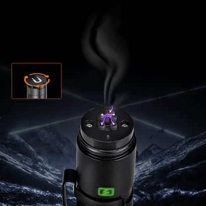 🔦🔋Multi-Mode-Bogen + Alarm-Zoom-Helligkeitstaschenlampe⚡