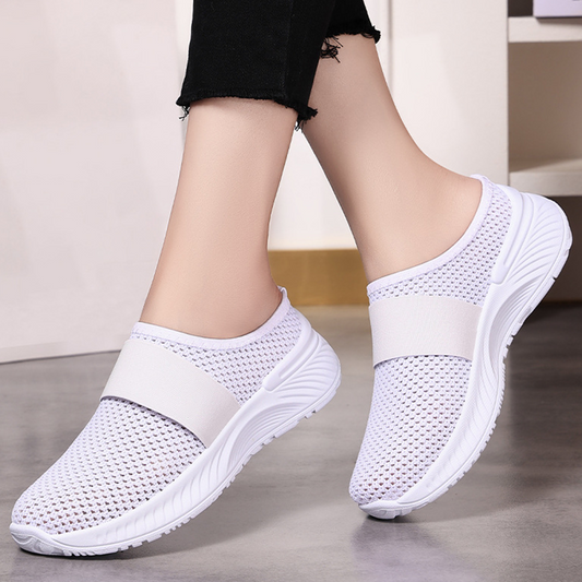 👟 LIMITED-TIME 50% RABATT! ✨ Orthopädische Damen-Slipper – Rutschfest, Atmungsaktiv, Leicht ✨