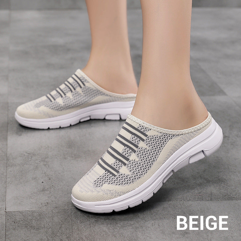 ✨2026 Neues Design✨🥿Bequeme und atmungsaktive Hausschuhe mit geschlossener Zehenpartie