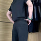 🏆Lässiges Stretch-Set für Herren aus Eisseide mit T-Shirt und Hose