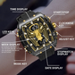 Elegante Multifunktions-Quarz-Uhr