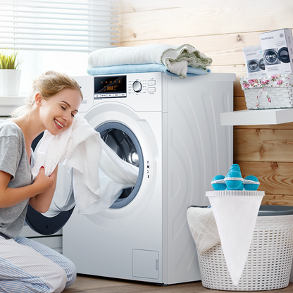 🏠✨Verbesserter Filterbeutel für Waschmaschinen zur Haarentfernung und Reinigung Schwimmende Wäscheball